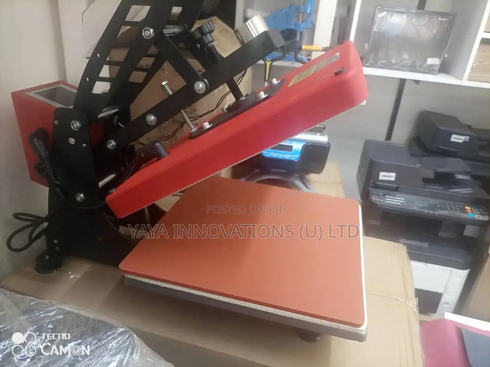 Auto-Open Heat Press Machine Twin Timer