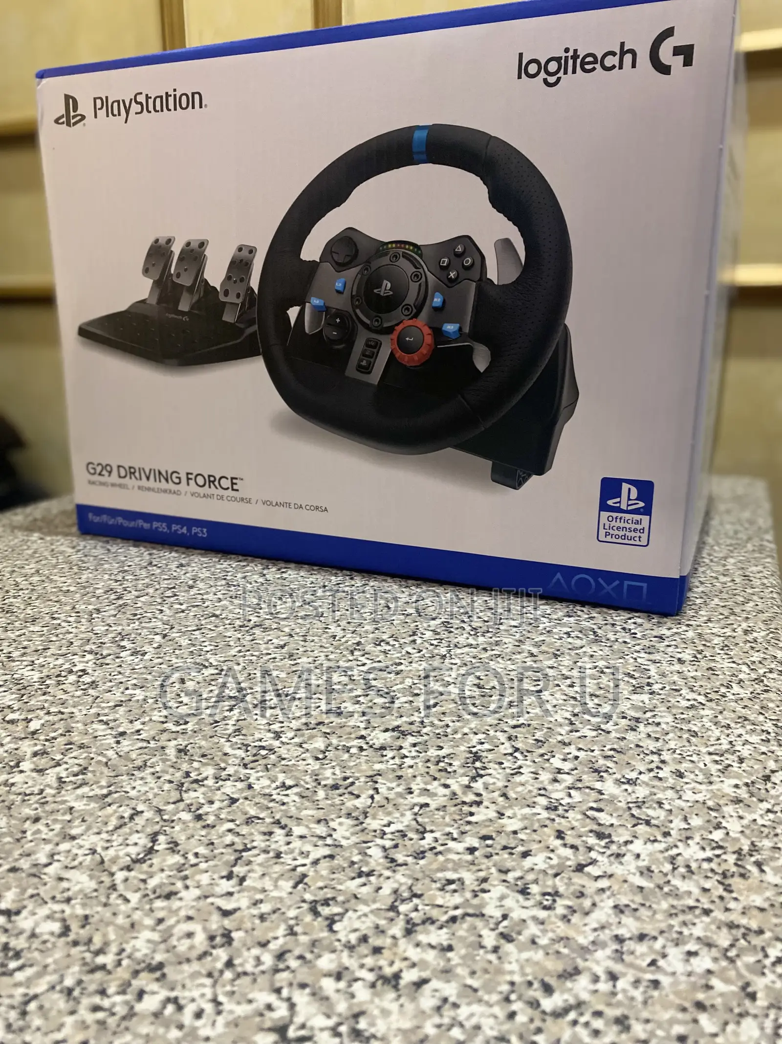 Brand New Driving Wheel Logitech G29