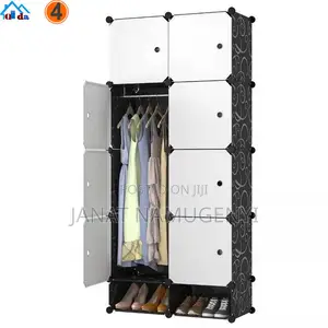 2 Column Plastic Wardrobe