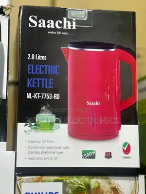 Saachi 2.0L Electric Kettle/Nl-Kt-7753-Rd