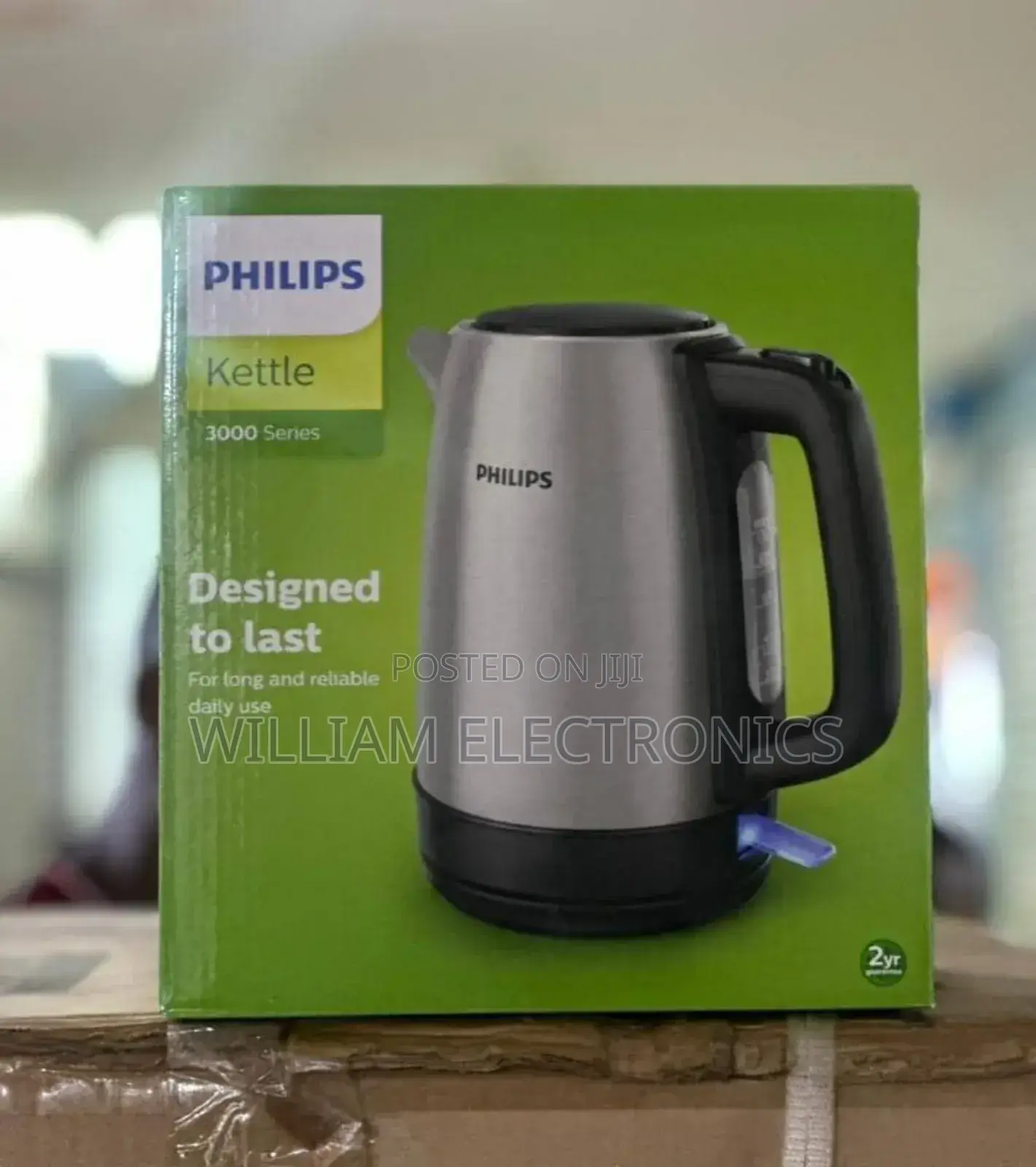 Philips Brushed Metal Kettle/Philips Electric Kettle