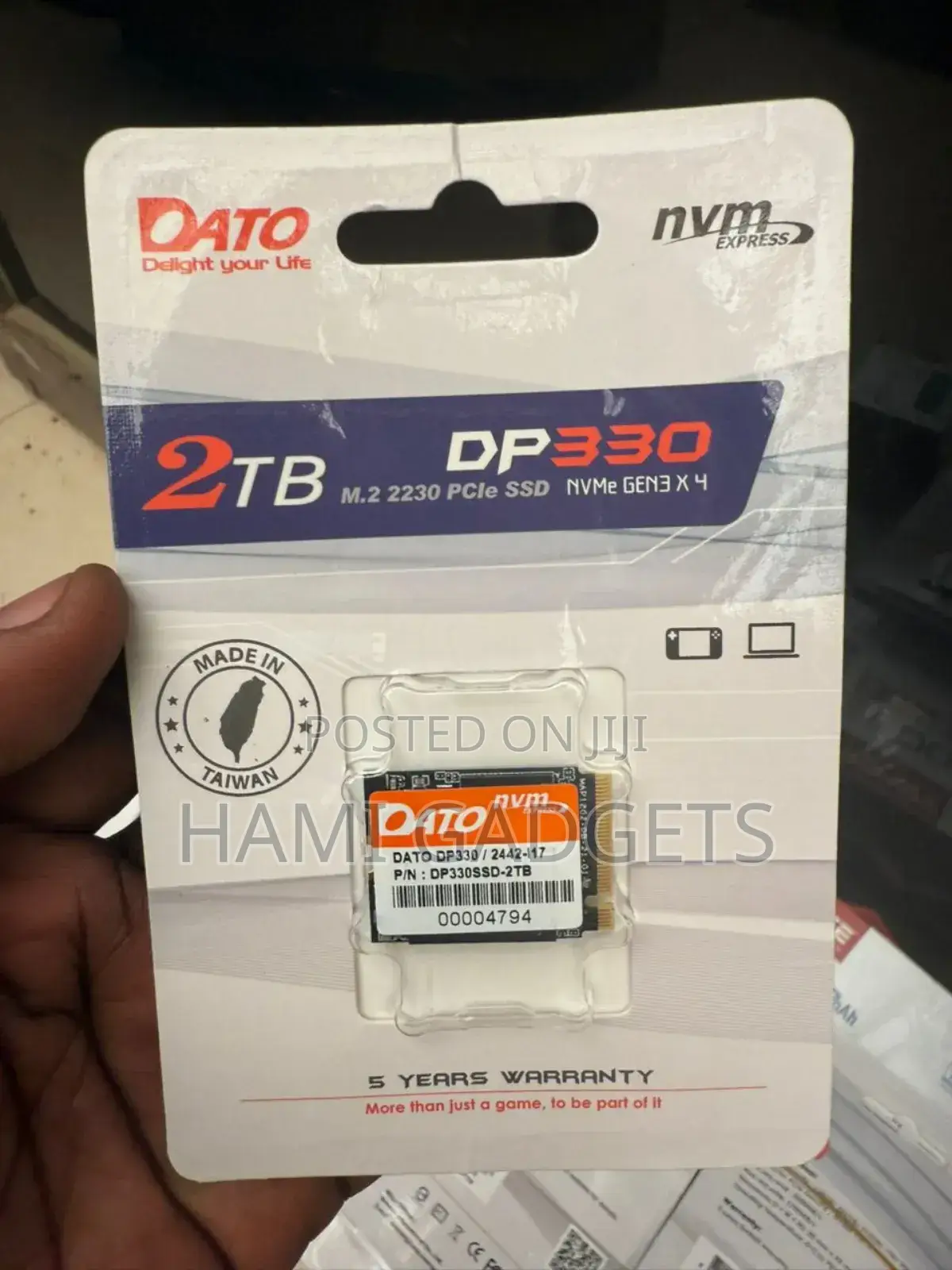 Dato 2tb NVM SSD