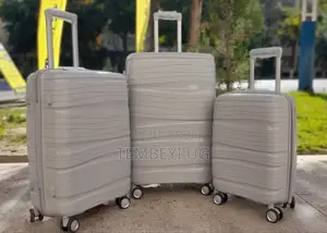 Set of 3 Rubber Suitcases