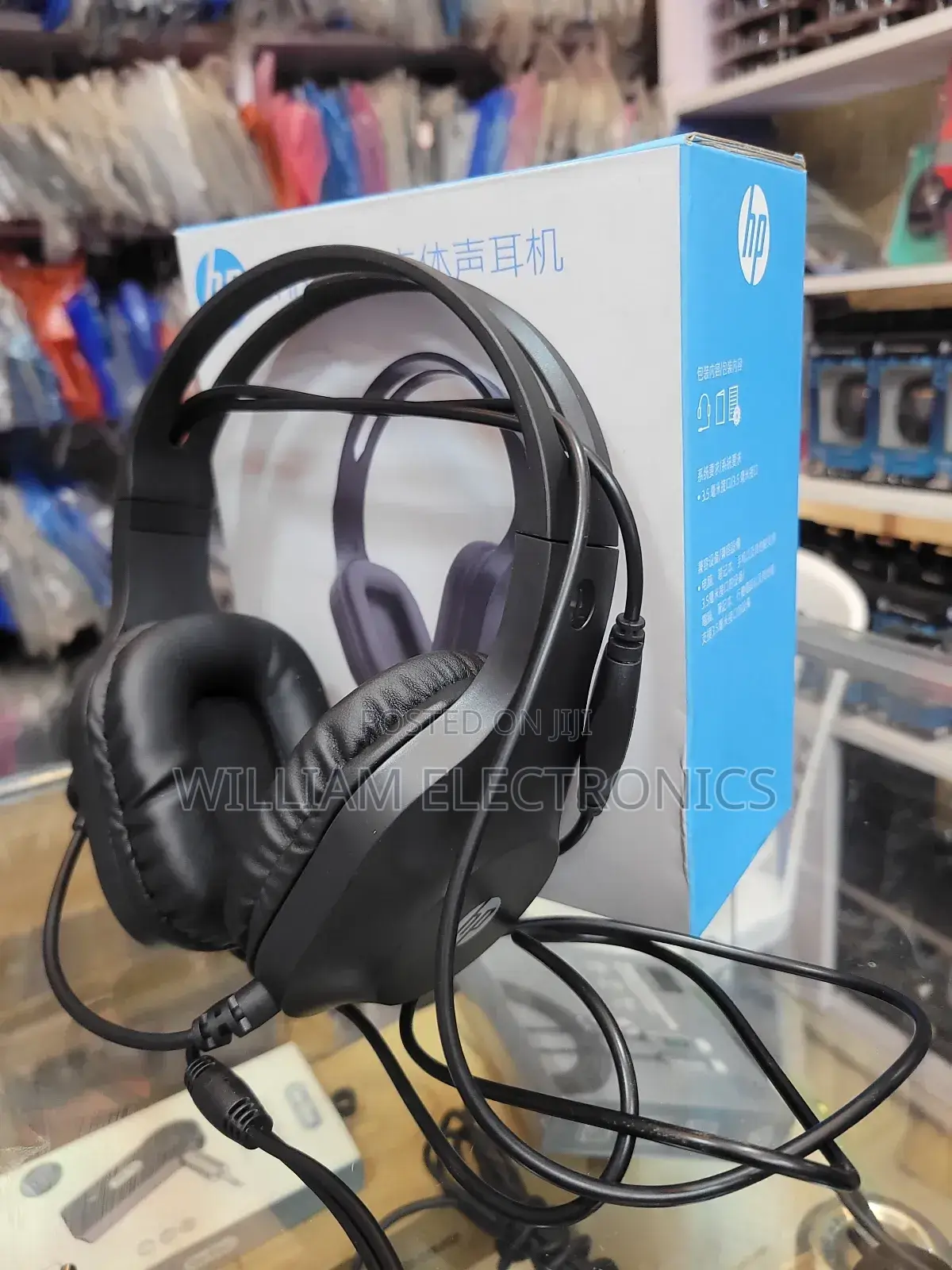 Black Wired Hp Headphone/Hp Wired Headphones