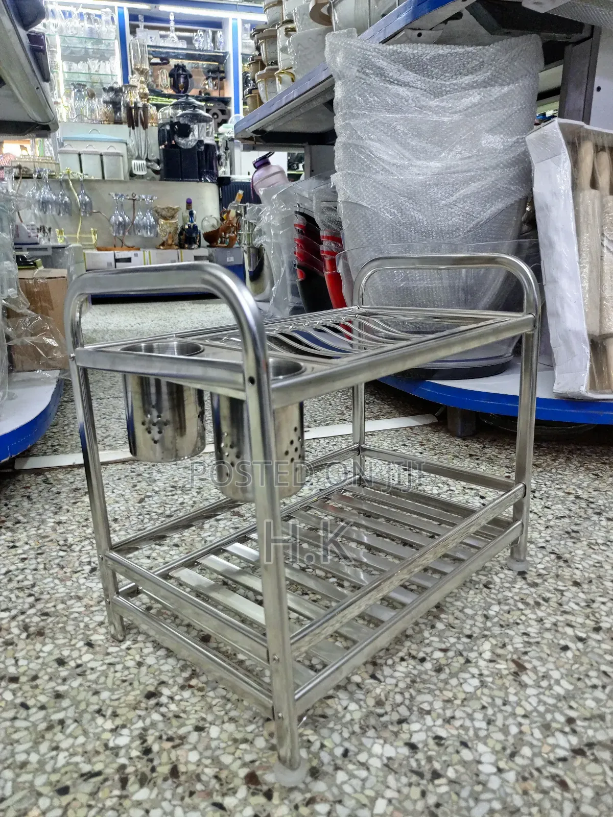 Stainless Steel Dish Drying Rack.