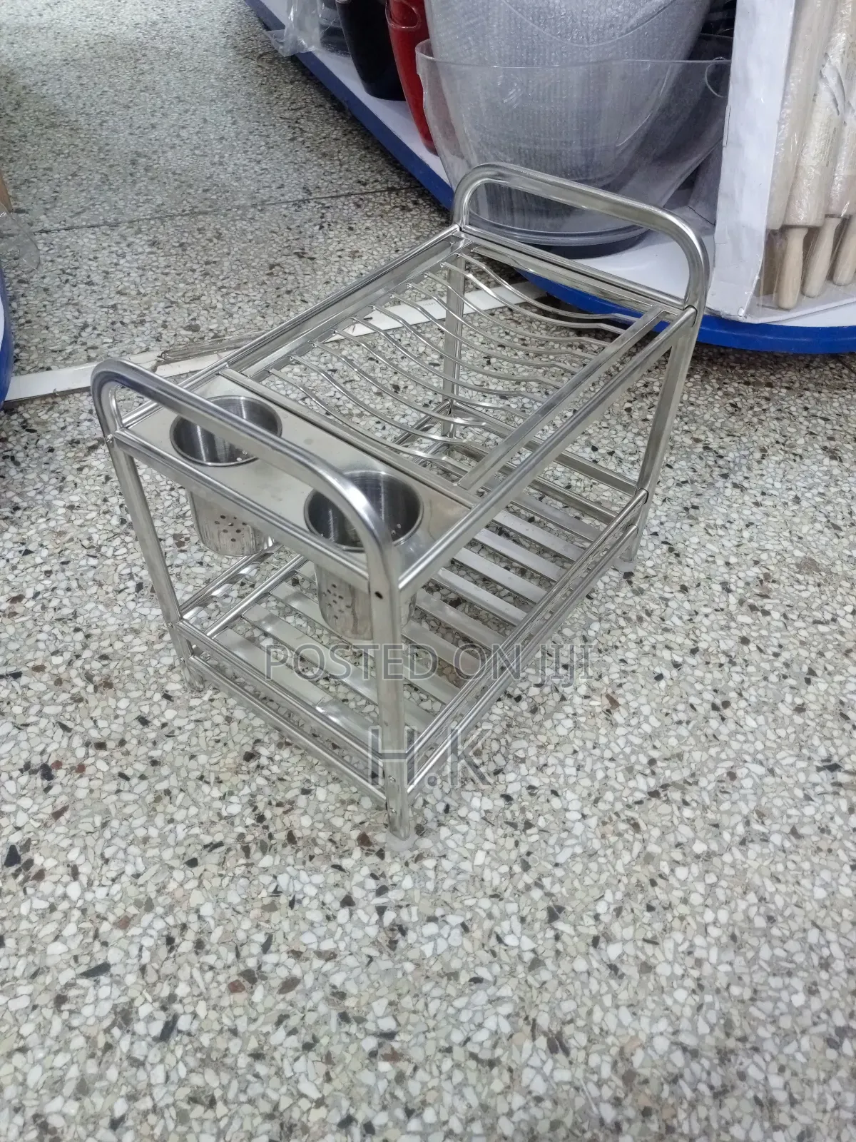 Stainless Steel Dish Drying Rack.