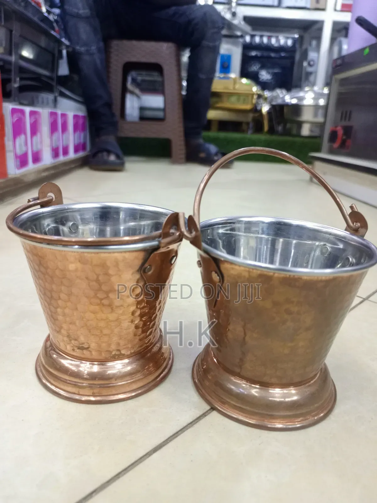 Copper Serving Bucket