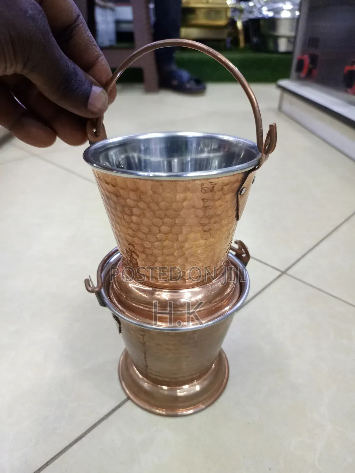 Copper Serving Bucket