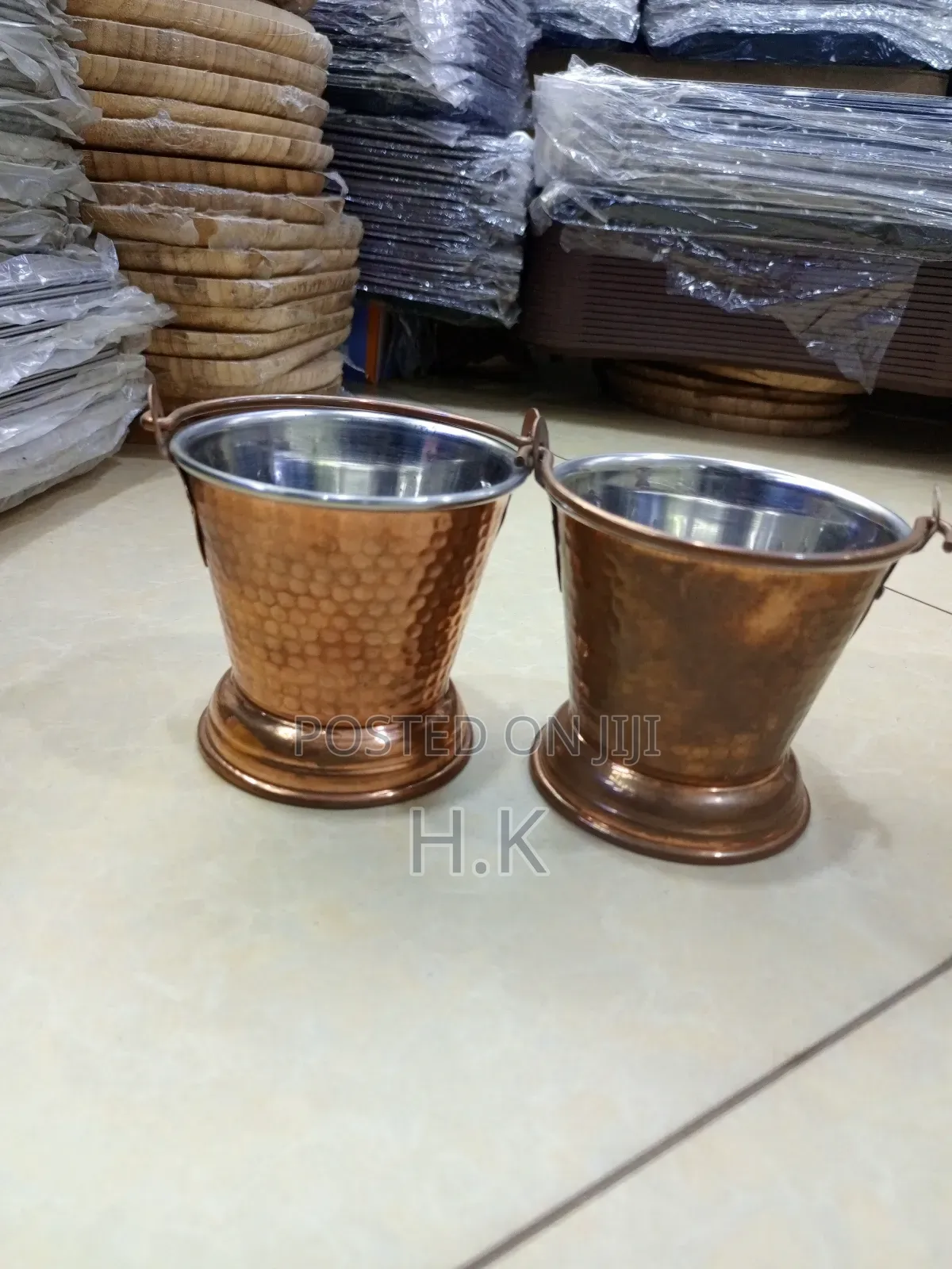 Copper Serving Bucket