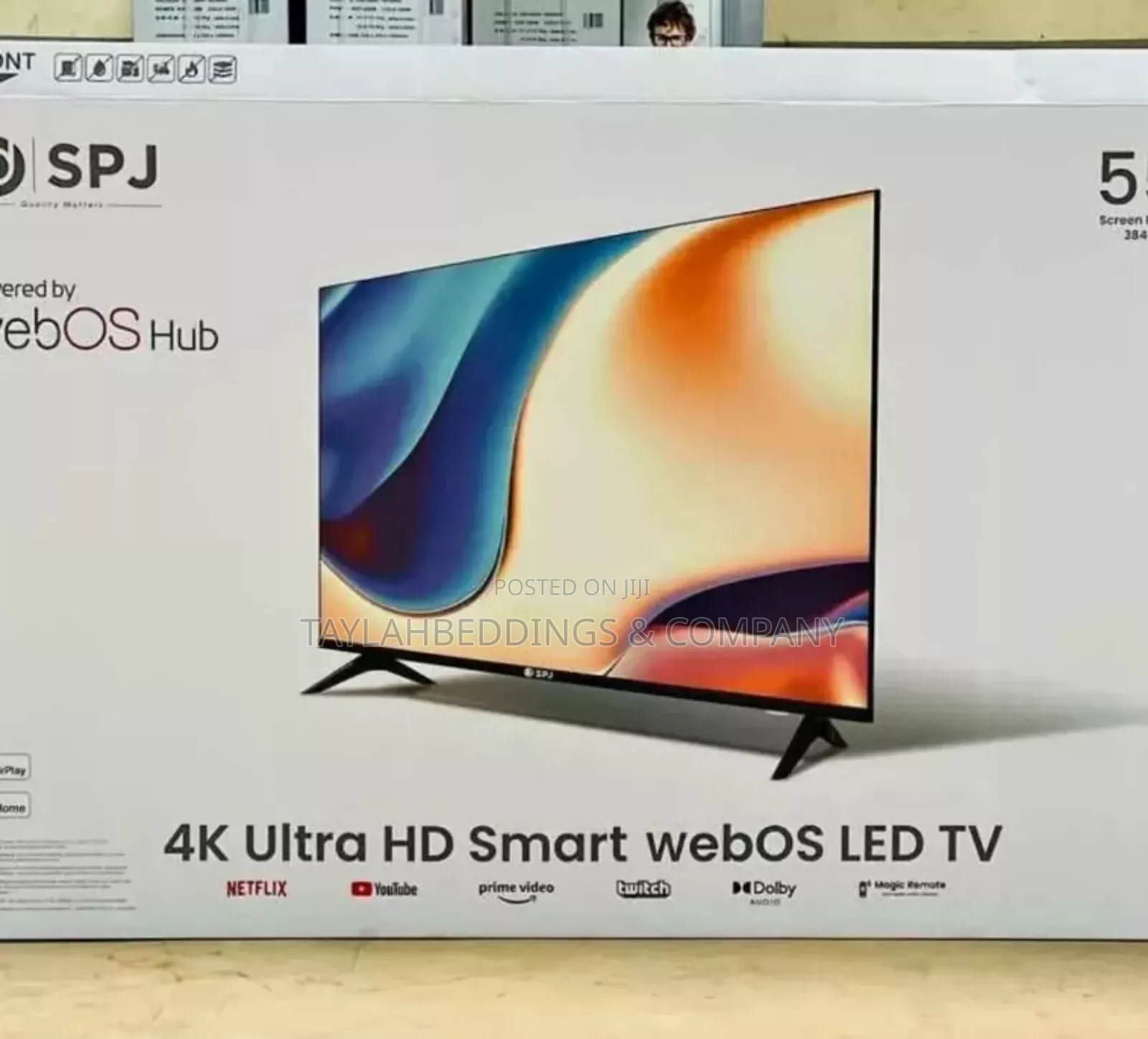 SPJ 55′′ UHD Smart Android Webos TV