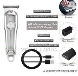 Cordless Professional Waterproof Hair Clipper Groomer Kit