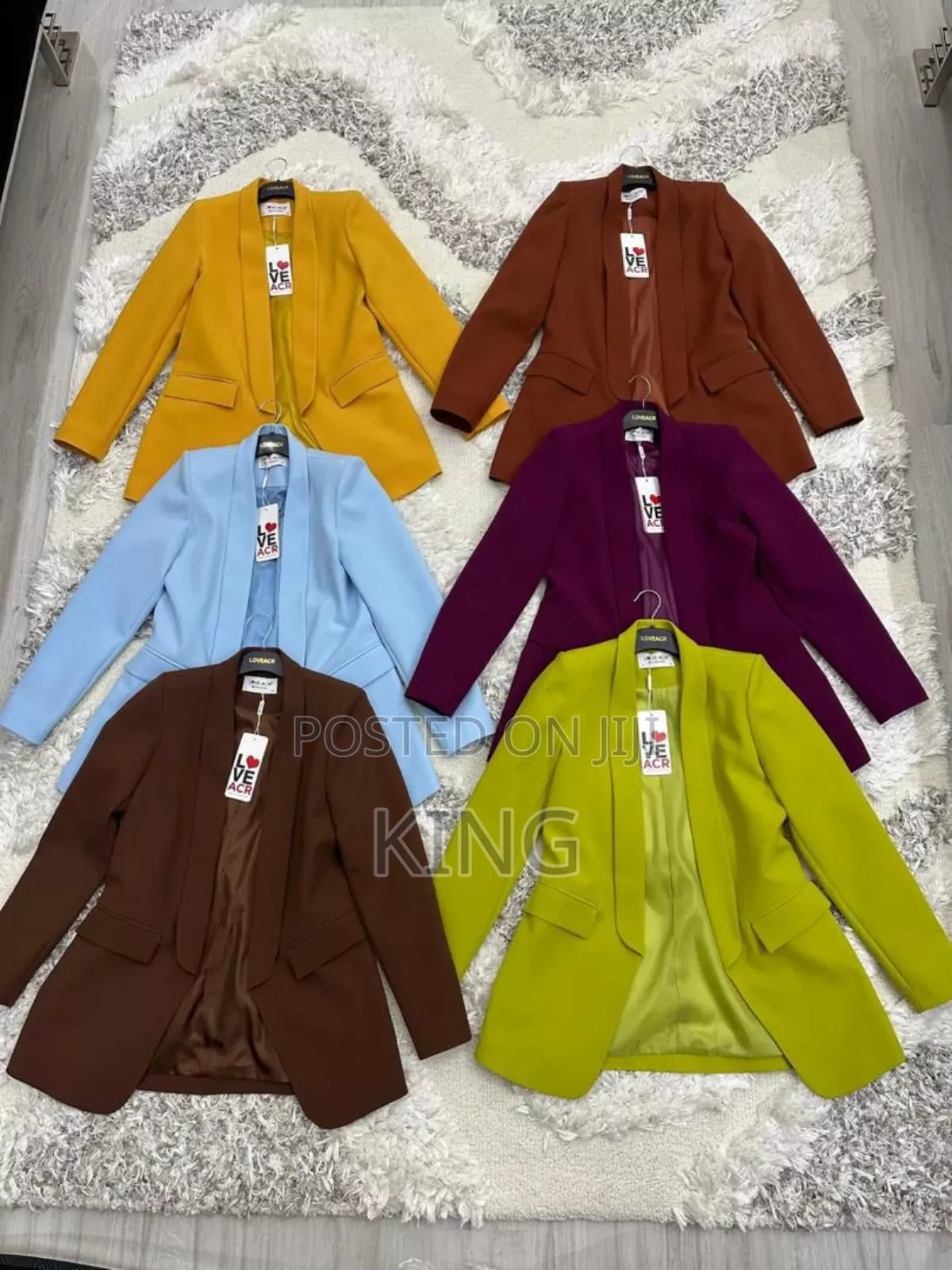 Simple Ladies Turkish Blazer Coats