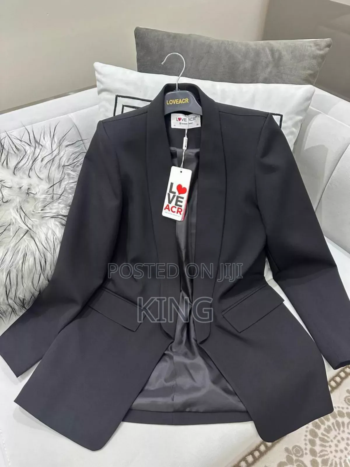 Black Ladies Turkish Blazer Coats