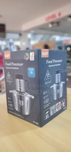 RAF Food Processor -5.0l,1000w,4 Sharp Blades-3-Yrs Warranty