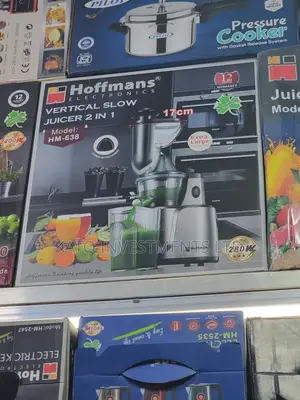 Hoffmans Hm-638 2in 1 Vertical Slow Juicer