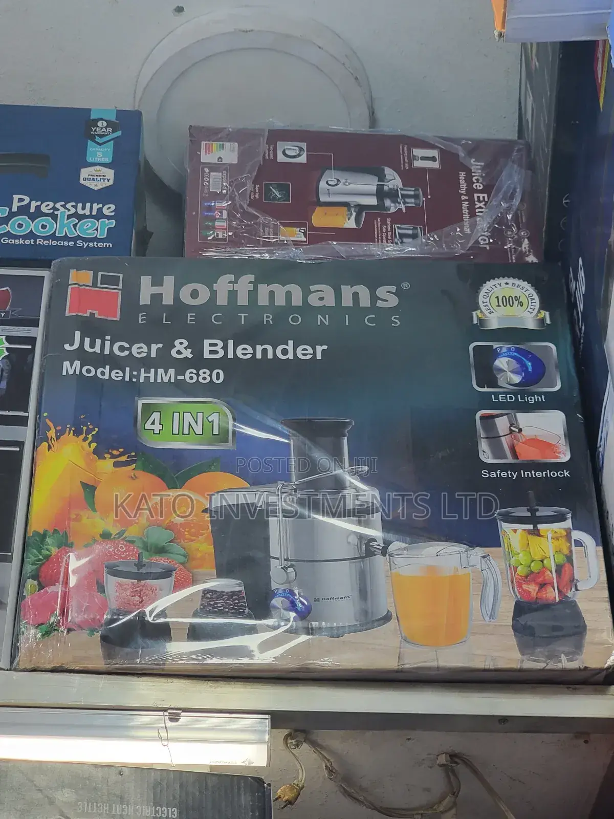 Hoffmans Hm-638 2in 1 Vertical Slow Juicer