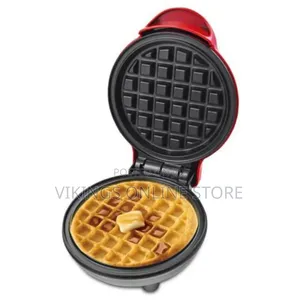Non Stick Iron Round Waffle Maker Grill Machine