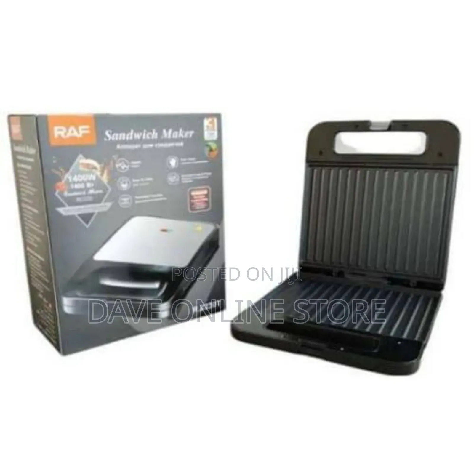 RAF Household Non Stick Bread Toaster Sandwich Maker