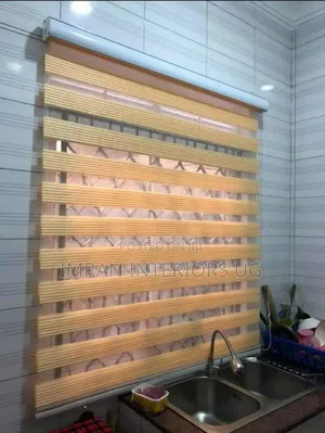 Gold Roller Window Blinds at Cheap Price Per Square Meter.