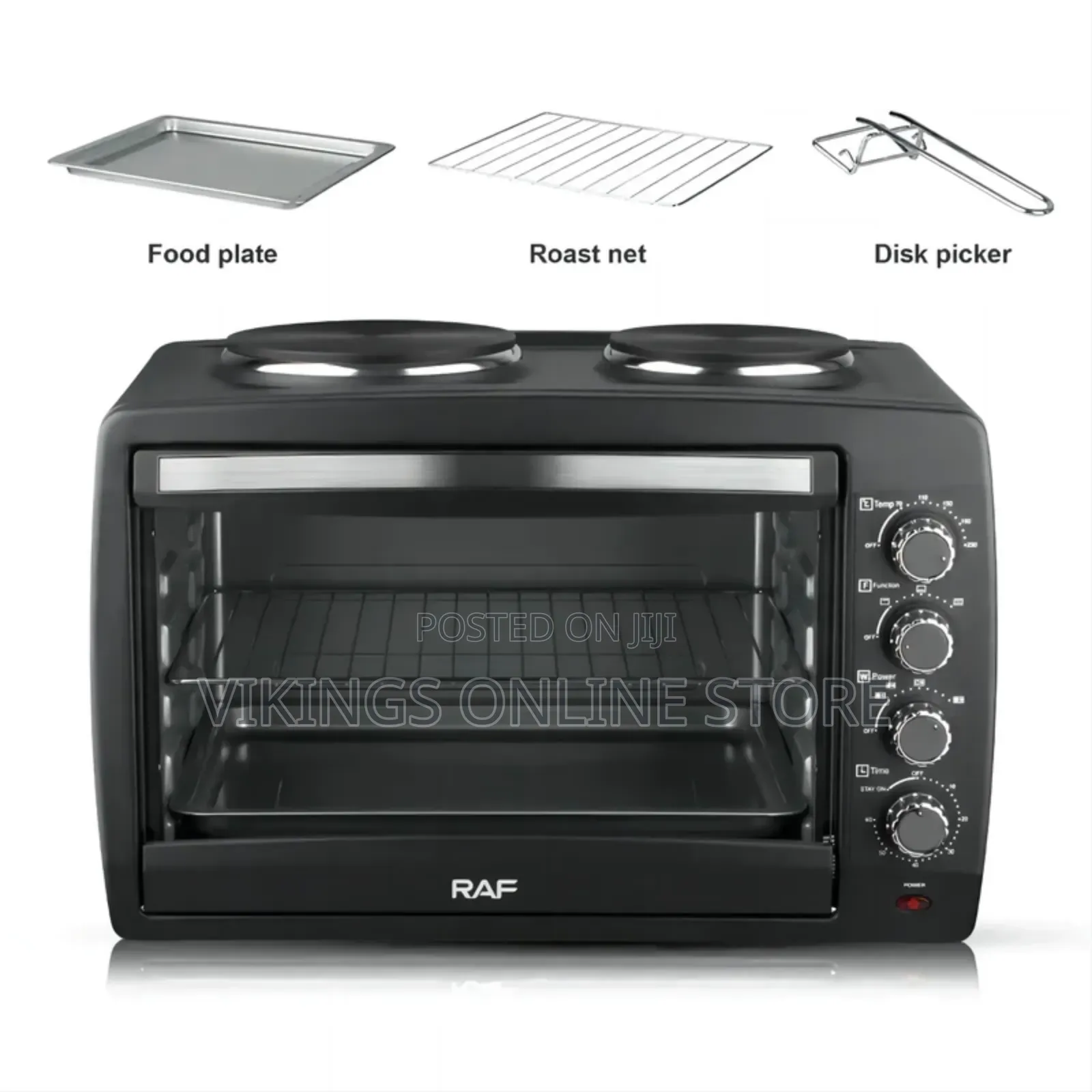 RAF 55L Electric Oven With 2 Hotplates | R.5317