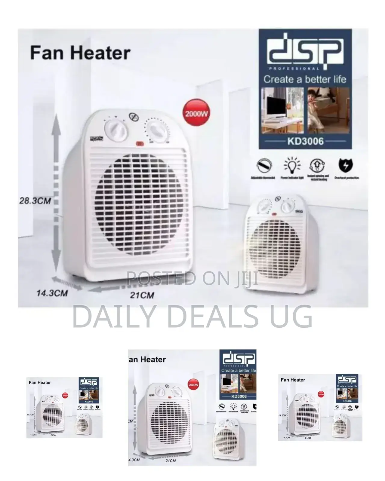 Electric DSP Fan Heat