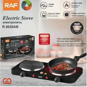 Raf Electric Stove 2 Hotplates (Black)