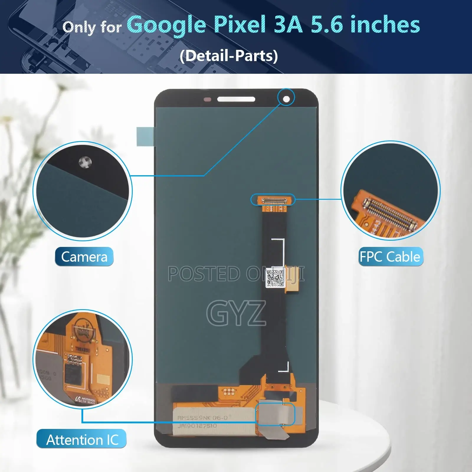Google Pixel 3A,3axl Screen Replacement
