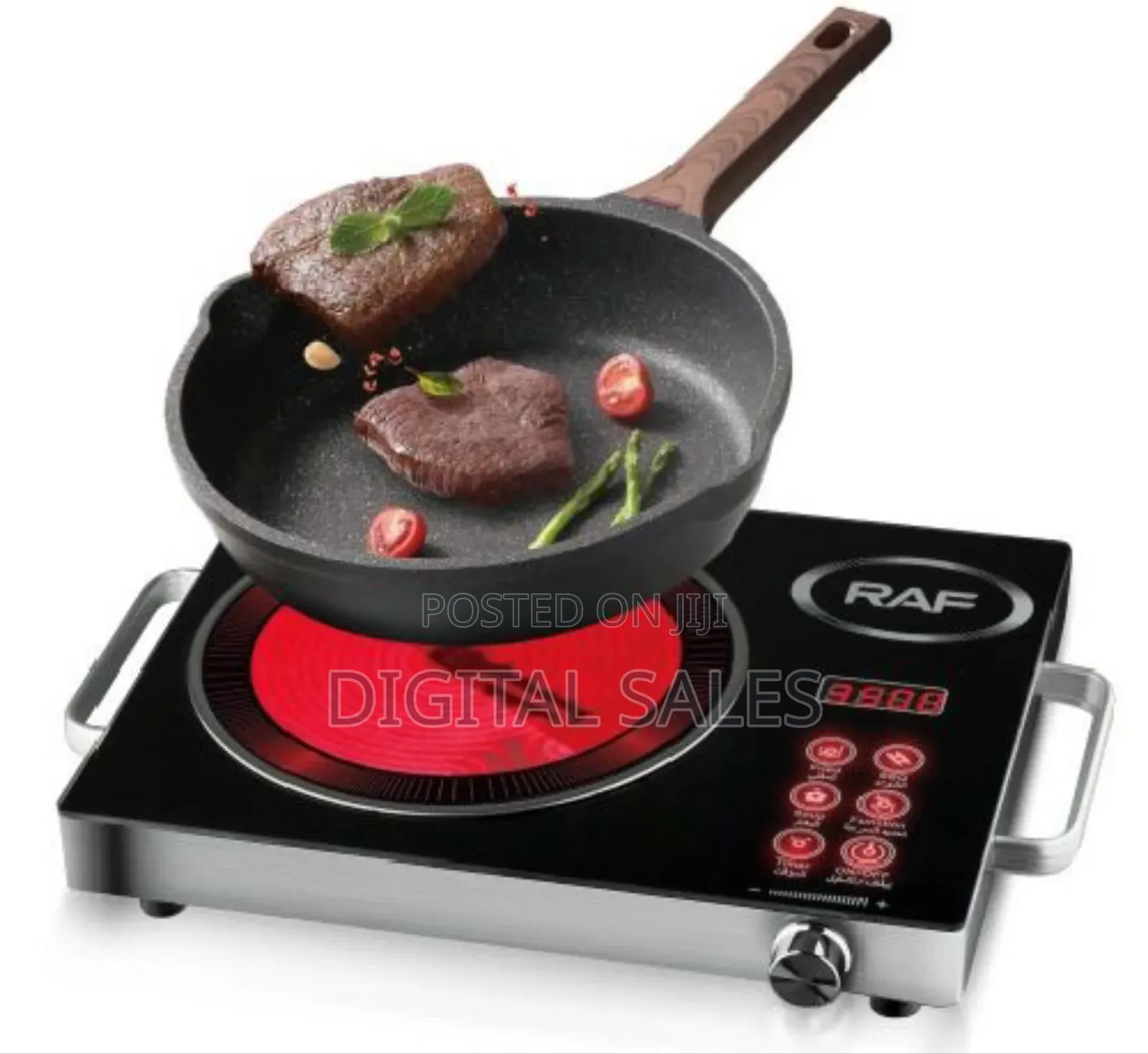 RAF Electric Digital Touch Infrared Cooker
