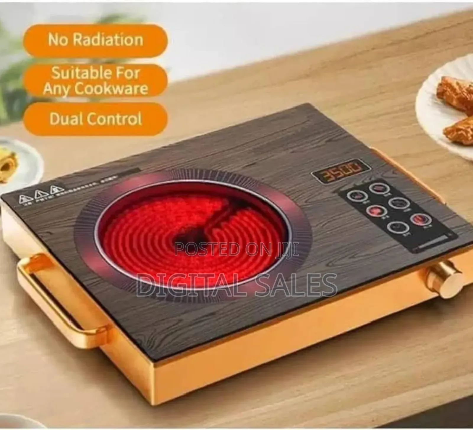 RAF Electric Digital Touch Infrared Cooker
