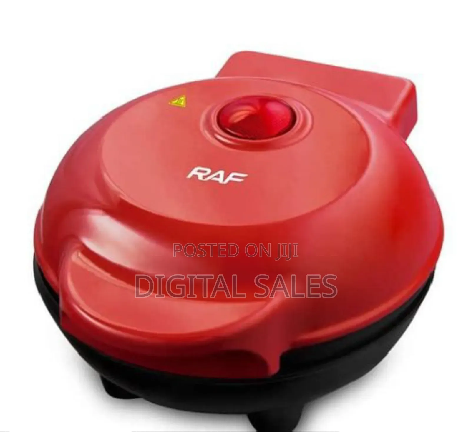 RAF R.519 Waffle Maker Black /Red