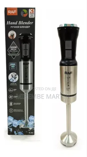 Hand Blender Immersion Blender 600w Raf R.294 Silver Color