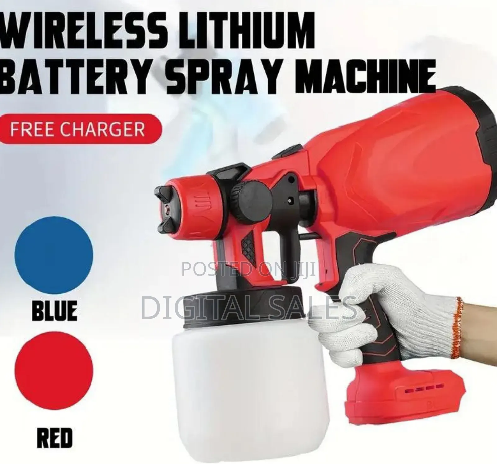 Rechargeable Paint Sprayer Gun
