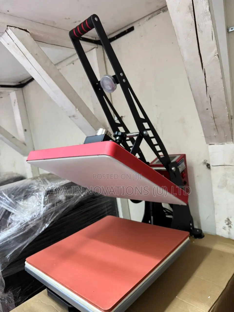 Heatpress Machine With Auto Timing Open Up
