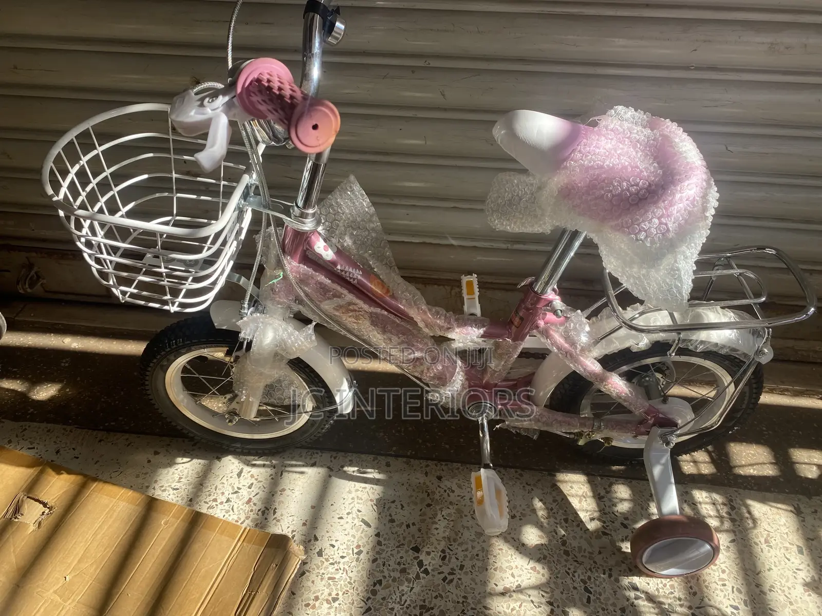 Pink Kids Chopper Bicycle
