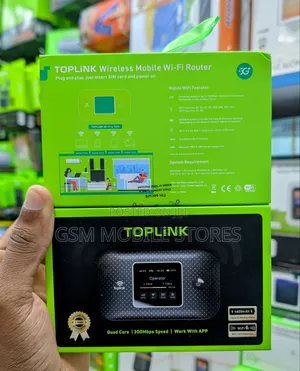 New Toplink Mr57 Ultra Fast Mobile Wifi 6 4600mah Battery