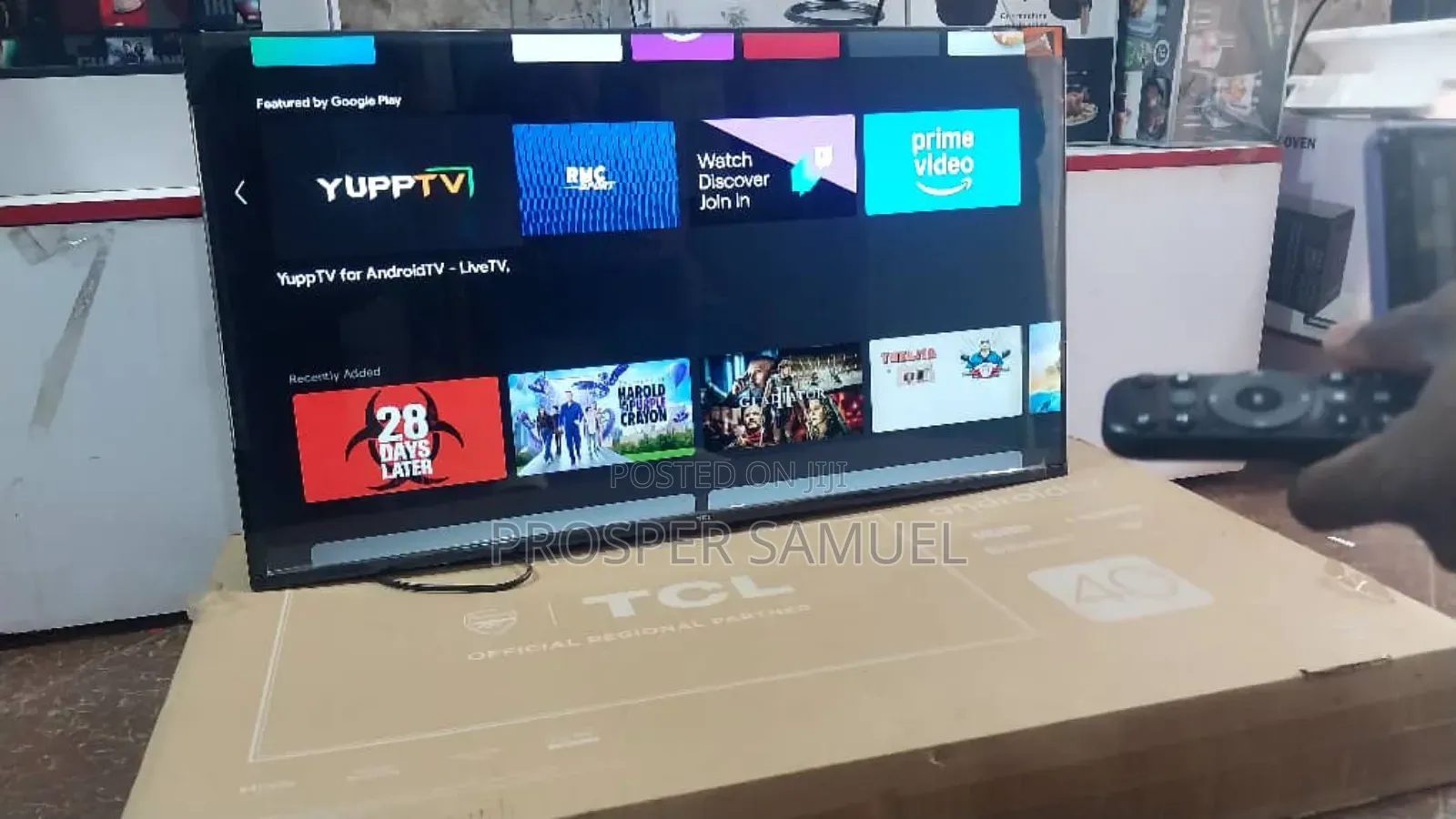 40 Inches Smart TCL Flat Screen With Inbuilt Decoder