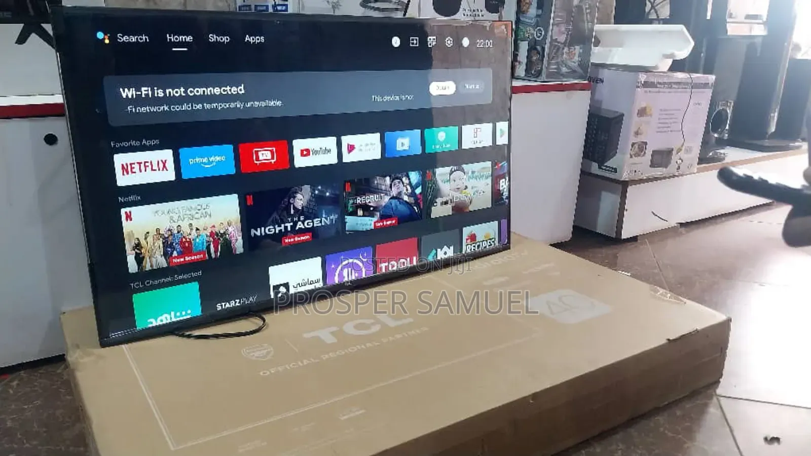 40 Inches Smart TCL Flat Screen With Inbuilt Decoder