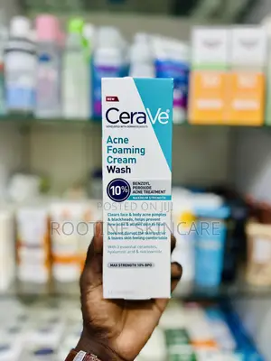 Cerave Acne Foaming 10% Benzoyl Peroxide Acne Treatment Wash