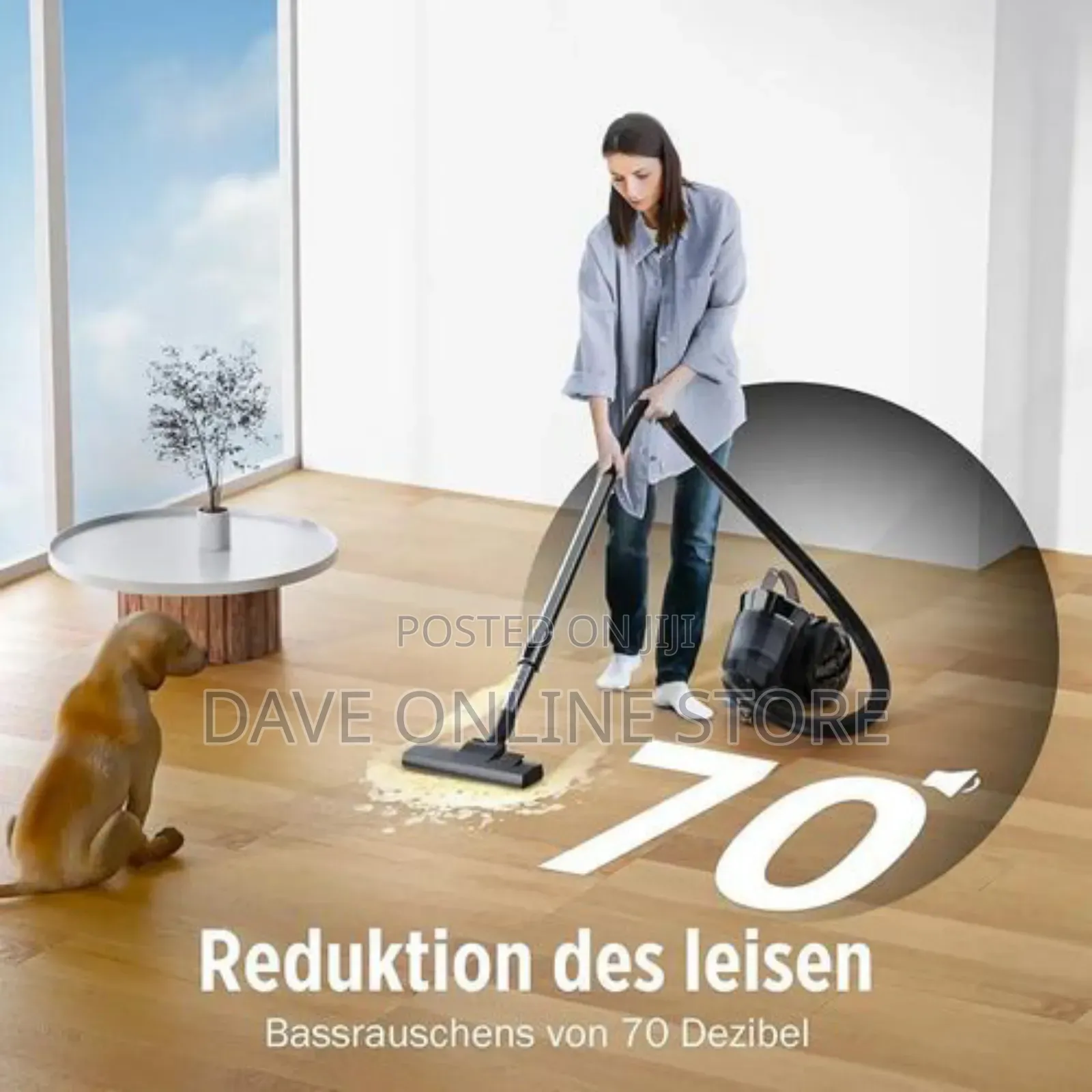 RAF 2-in-1 Folding Brush 2L Capacity Bagless Vacuum Cleaner