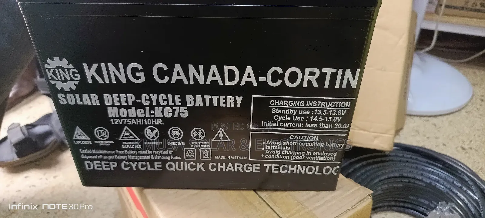 75ah King Canada Battery