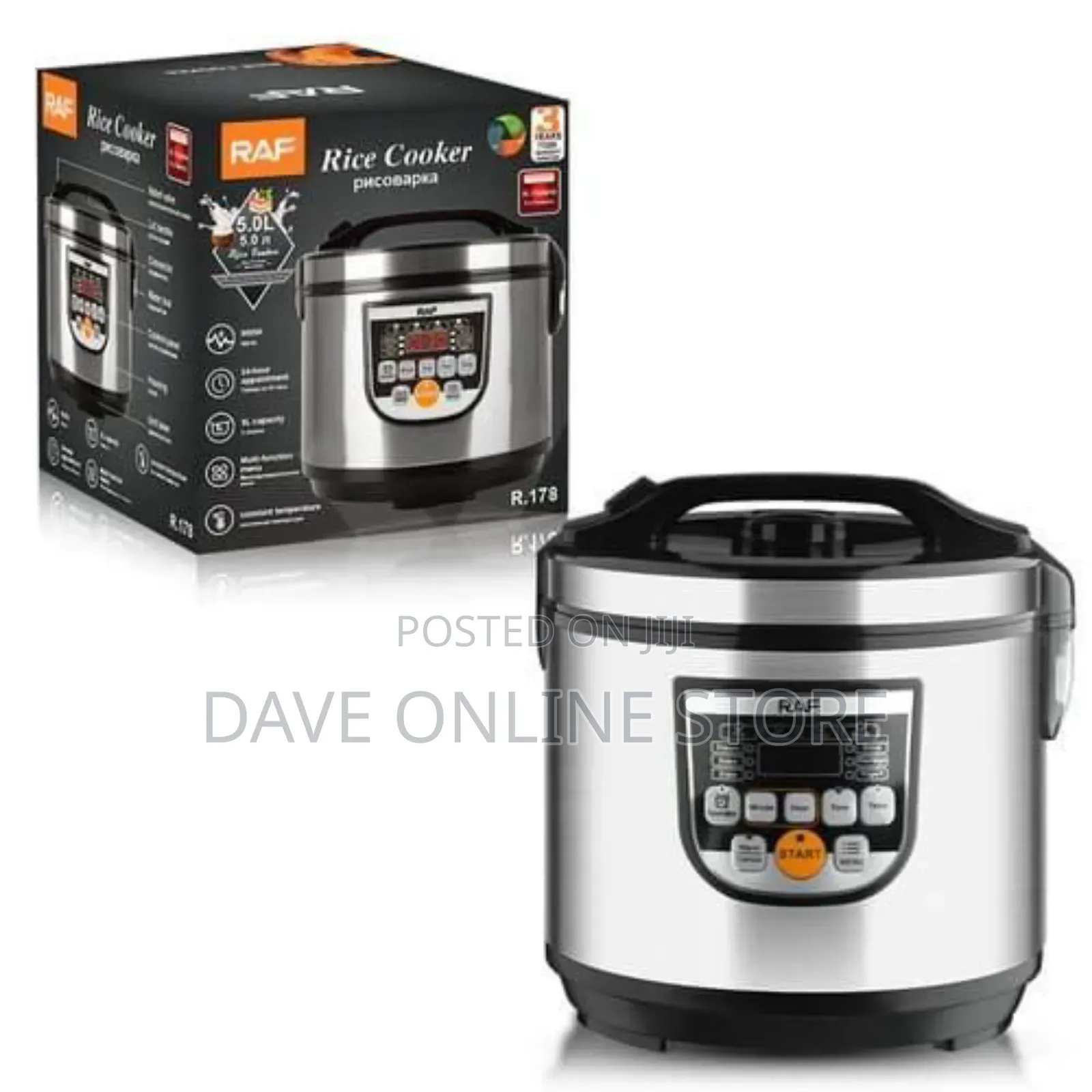 RAF 5L Electric Digital Rice Cooker