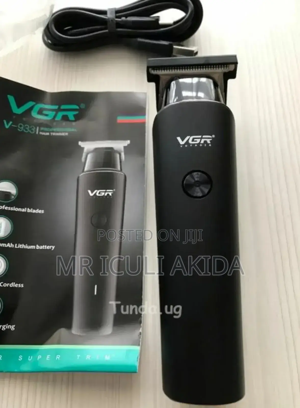 VGR Rechagable Hair Cutting Machin Professional Hair Clipper