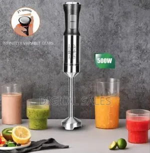 RAF Hand Blender Stick Mixer 21 Speeds Stainless Steel Blade