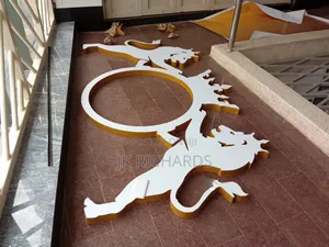 3d and 2d Light and Metal Signposts