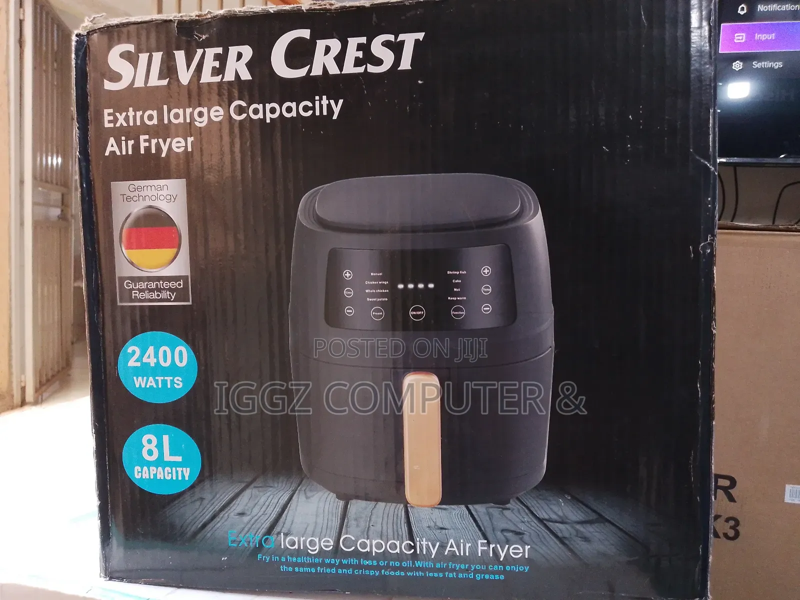 Silver Crest 8 Litres Air Fryer