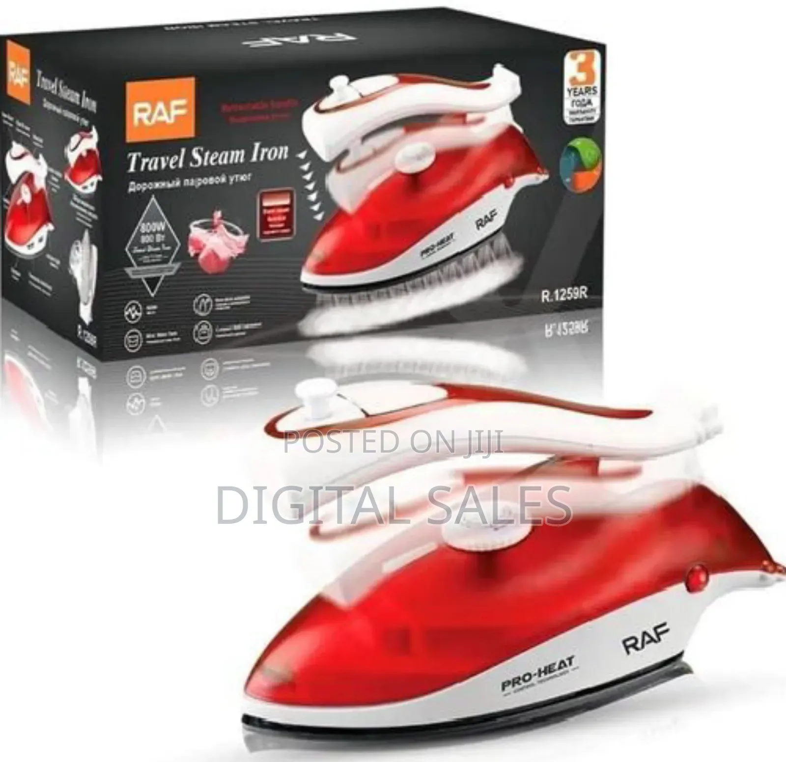 Raf Electric Steam Iron