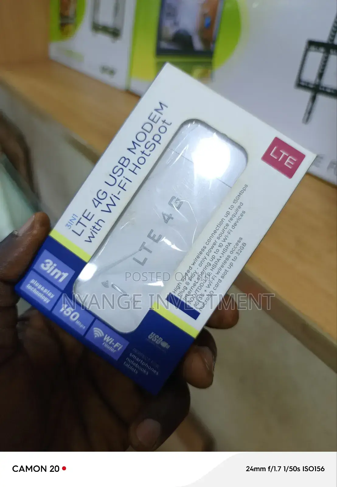 LTE 4G USB Modem With Wifi - Hotspot
