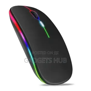 Wireless Mouse Backlight RGB Rechargeable Mouse for Pc