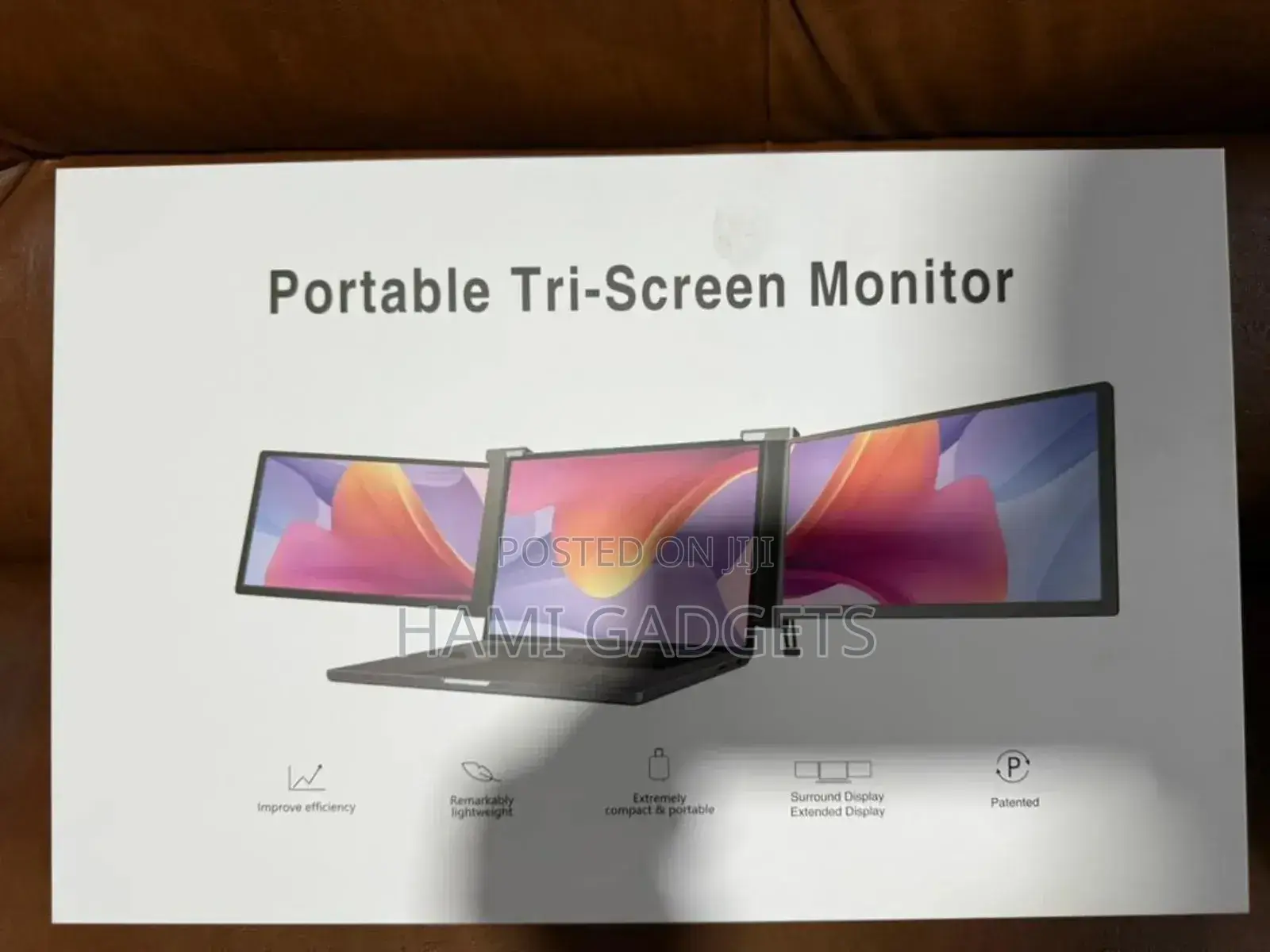 Portable Tri Screen Monitor All Sizes Available