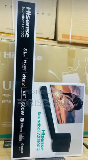 Hisense 3.1ch Soundbar 500w Ax3100